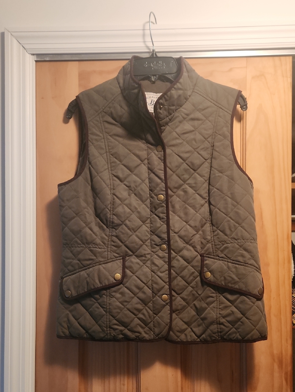 G.H. Bass & Co. Quilted Olive Green Vest